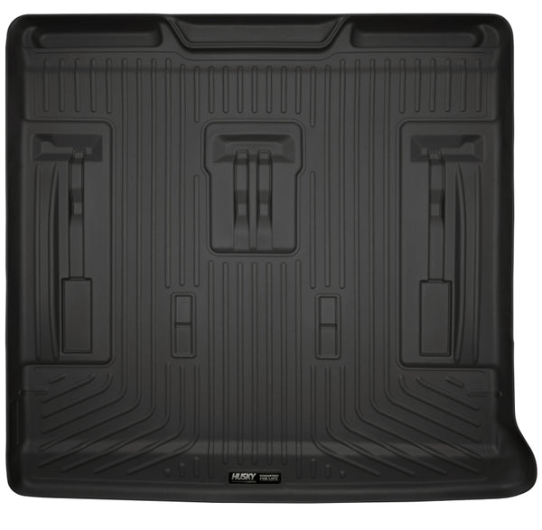 Husky Liners 07-13 GM Escalade/Suburban/Yukon WeatherBeater Black Rear Cargo Liners - Bull Strap