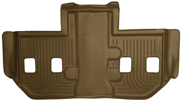 Husky Liners 07-13 GM Escalade/Suburban/Yukon WeatherBeater Tan 3rd Seat Floor Liners - Bull Strap