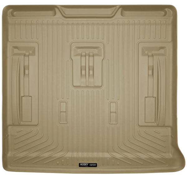 Husky Liners 07-13 GM Escalade/Suburban/Yukon WeatherBeater Tan Rear Cargo Liners - Bull Strap