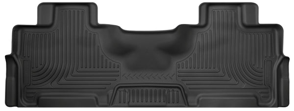 Husky Liners 07-17 Ford Expedition X-Act Contour Rear Black Floor Liners - Bull Strap