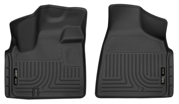 Husky Liners 08-20 Dodge Grand Caravan X-Act Contour Front Black Floor Liners - Bull Strap