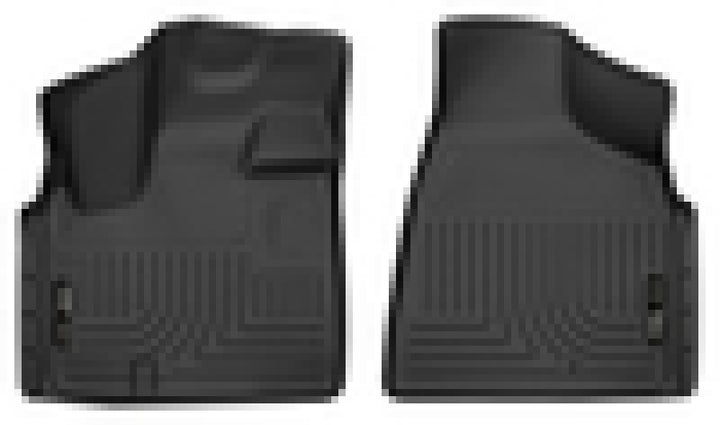 Husky Liners 08-20 Dodge Grand Caravan X-Act Contour Front Black Floor Liners - Bull Strap
