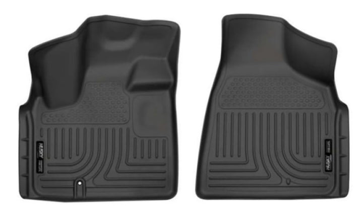 Husky Liners 08-20 Dodge Grand Caravan X-Act Contour Front Black Floor Liners - Bull Strap