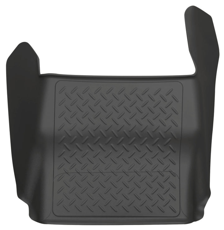 Husky Liners 09-11 Ford F-150 Super/Crew Cab Classic Style Center Hump Black Floor Liner - Bull Strap