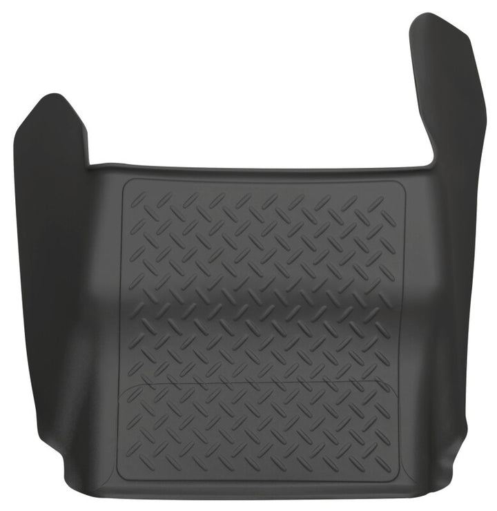 Husky Liners 09-11 Ford F-150 Super/Crew Cab Classic Style Center Hump Black Floor Liner - Bull Strap