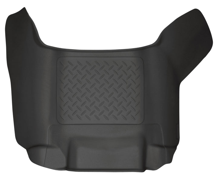 Husky Liners 09-12 Dodge Ram 1500/2500/3500 Crew Cab WeatherBeater Center Hump Black Floor Liner - Bull Strap