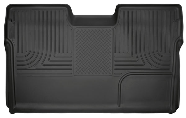 Husky Liners 09-12 Ford F-150 Super Crew WeatherBeater Black Rear Cargo Liner - Bull Strap