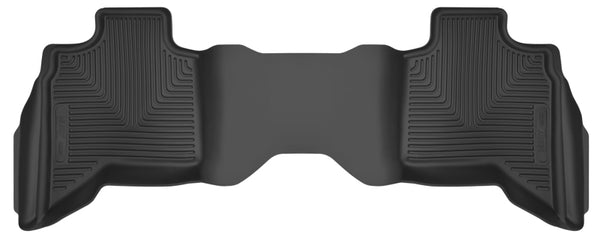 Husky Liners 09-14 Dodge Ram/Ram Quad Cab X-Act Contour Black Floor Liner (2nd Seat) - Bull Strap