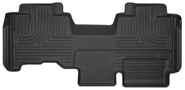 Husky Liners 09-14 Ford F-150 SuperCab X-Act Contour Black 2nd Seat Floor Liner (Full Coverage) - Bull Strap