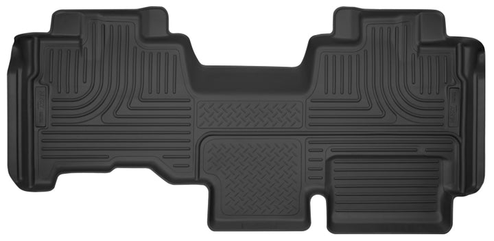 Husky Liners 09-14 Ford F-150 SuperCab X-Act Contour Black 2nd Seat Floor Liner (Full Coverage) - Bull Strap