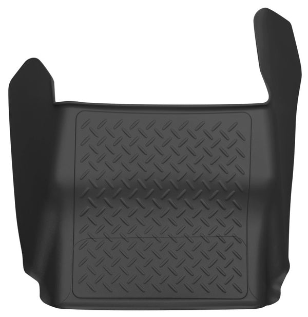 Husky Liners 09-15 Ford F150 SuperCrew Cab X-Act Contour Black Center Hump Floor Liner - Bull Strap