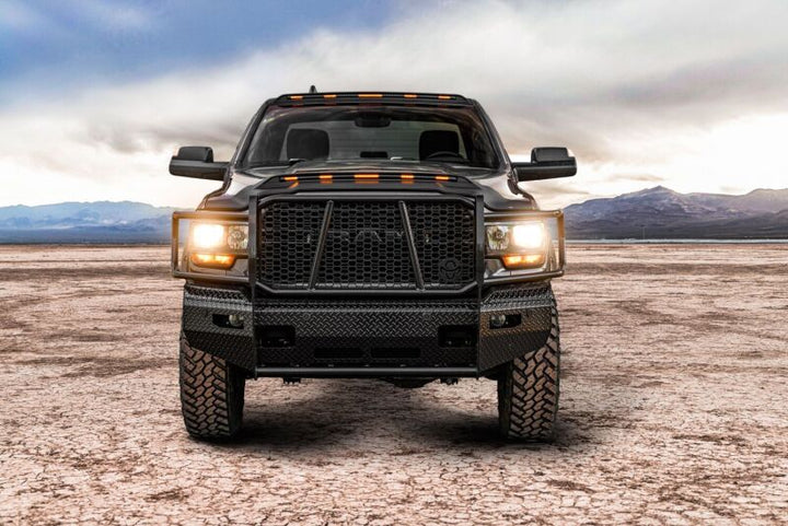 Husky Liners 09-18 Dodge RAM 1500 (Excl. Sport/Rebel) Aeroskin Lightshield PRO - Blk - Bull Strap