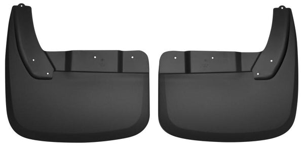 Husky Liners 10-12 Dodge Ram 3500 Dually Custom-Molded Rear Mud Guards - Bull Strap