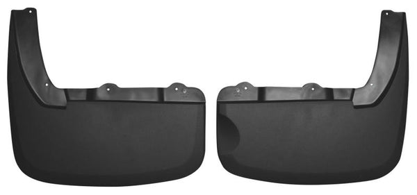 Husky Liners 10-12 Dodge Ram 3500 Dually Custom-Molded Rear Mud Guards (w/Flares) - Bull Strap