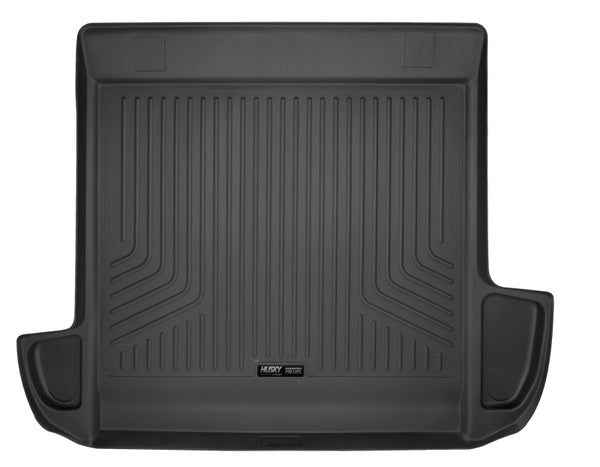 Husky Liners 10-12 Toyota 4Runner WeatherBeater Black Rear Cargo Liner (Standard Cargo Area) - Bull Strap
