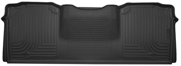 Husky Liners 10-15 Dodge Ram Mega Cab X-Act Contour Black 2nd Row Floor Liners - Bull Strap