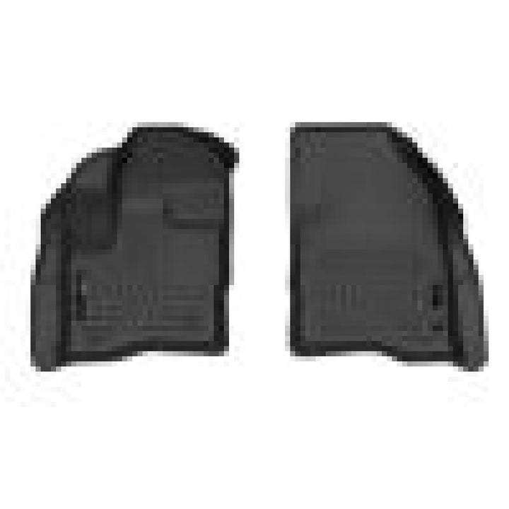 Husky Liners 10-19 Ford Taurus / 09-16 Lincoln MKS X-act Contour Series Front Floor Liners - Black - Bull Strap