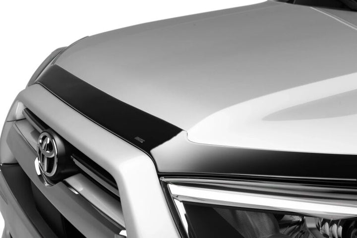Husky Liners 10-24 Toyota 4Runner Aeroskin Hood Protector - Smoke - Bull Strap