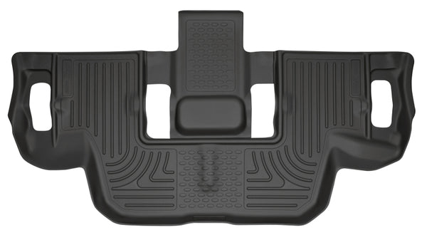 Husky Liners 11-12 Ford Explorer WeatherBeater 3rd Row Black Floor Liners - Bull Strap