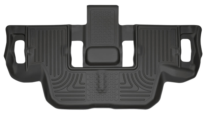 Husky Liners 11-12 Ford Explorer WeatherBeater 3rd Row Black Floor Liners - Bull Strap