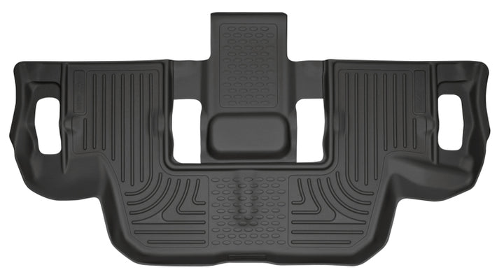 Husky Liners 11-12 Ford Explorer WeatherBeater 3rd Row Black Floor Liners - Bull Strap