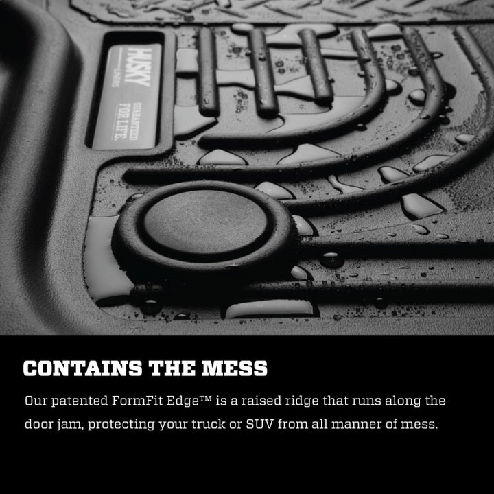 Husky Liners 11-12 Ford Explorer WeatherBeater 3rd Row Black Floor Liners - Bull Strap