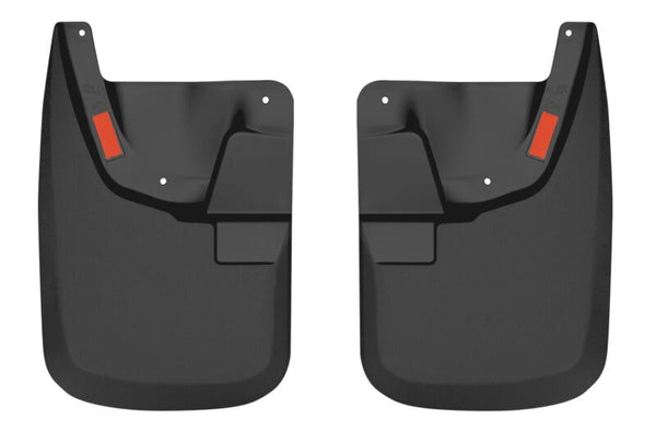 Husky Liners 11-12 Ford F-250/F-350 SuperDuty Custom-Molded Front Mud Guards - Bull Strap