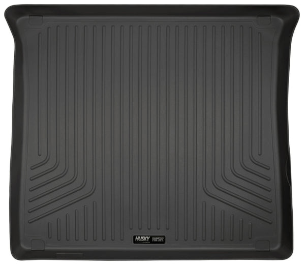 Husky Liners 11-12 Jeep Grand Cherokee WeatherBeater Black Rear Cargo Liner - Bull Strap