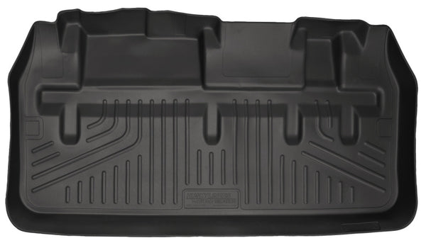 Husky Liners 11-12 Toyota Sienna WeatherBeater Black Rear Cargo Liner (w/Man. Storing 3rd Row Seats) - Bull Strap