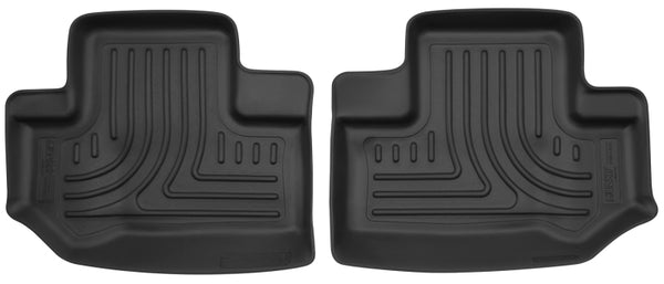 Husky Liners 11-14 Jeep Wrangler 2 Door Weatherbeater Black 2nd Seat Floor Liner - Bull Strap