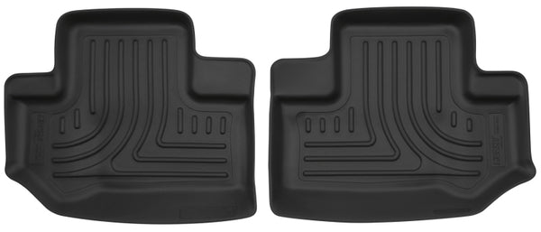 Husky Liners 11-15 Jeep Wrangler 2 Door X-Act Contour Black 2nd Row Floor Liners - Bull Strap