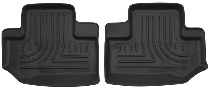 Husky Liners 11-15 Jeep Wrangler 2 Door X-Act Contour Black 2nd Row Floor Liners - Bull Strap