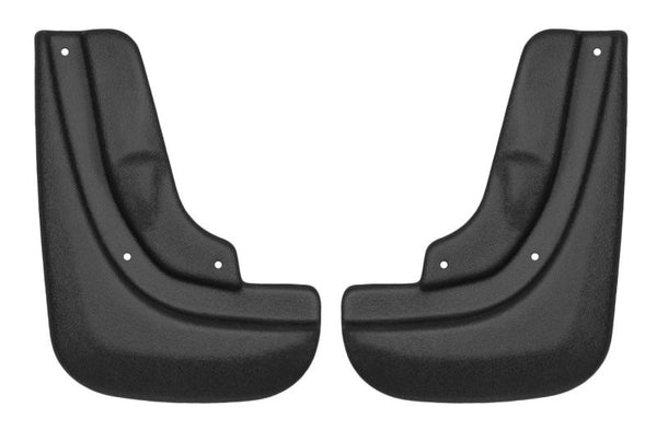 Husky Liners 11-21 Jeep Grand Cherokee (w/OEM Fender Flares) Custom-Molded Front Mud Guards - Bull Strap