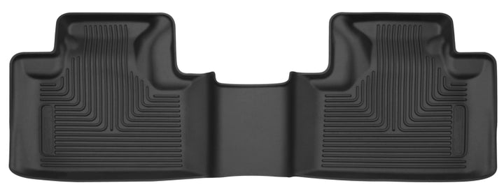 Husky Liners 11-22 Dodge Durango / 11-14 Jeep Grand Cherokee X-Act Contour Blk 2nd Seat Floor Liners - Bull Strap