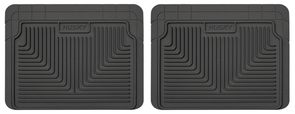 Husky Liners 12-13 Dodge Ram/88-09 Toyota 4Runner Heavy Duty Black 2nd Row Floor Mats - Bull Strap