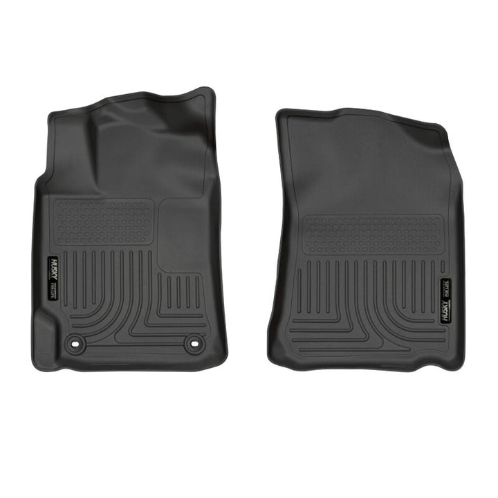 Husky Liners 12-17 Toyota Camry X-act Contour Series Front Floor Liners - Black - Bull Strap