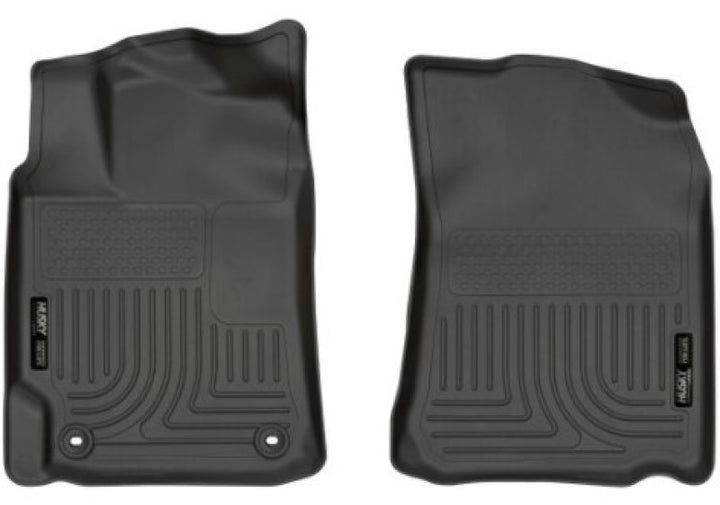 Husky Liners 12-17 Toyota Camry X-act Contour Series Front Floor Liners - Black - Bull Strap