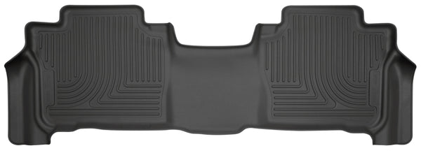 Husky Liners 13-16 Lexus LX570 / 13-16 Toyota Land Cruiser WeatherBeater 2nd Row Black Floor Liners - Bull Strap