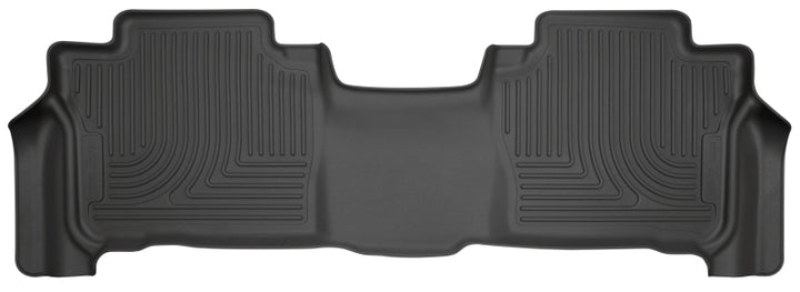 Husky Liners 13-16 Lexus LX570 / 13-16 Toyota Land Cruiser WeatherBeater 2nd Row Black Floor Liners - Bull Strap