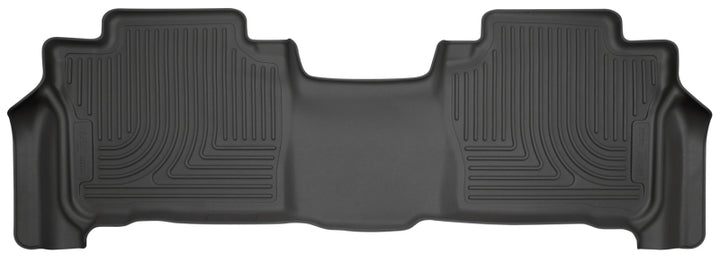Husky Liners 13-16 Lexus LX570 / 13-16 Toyota Land Cruiser WeatherBeater 2nd Row Black Floor Liners - Bull Strap