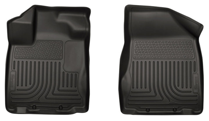 Husky Liners 13 Nissan Pathfinder Weatherbeater Black Front Floor Liners - Bull Strap