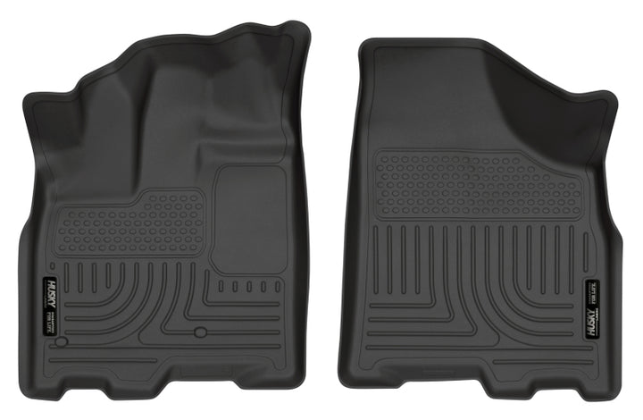 Husky Liners 13 Toyota Sienna WeatherBeater Black Front Floor Liners - Bull Strap