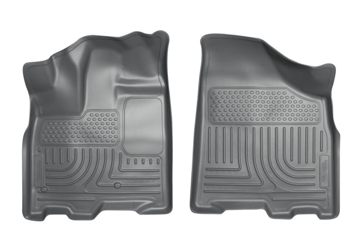 Husky Liners 13 Toyota Sienna WeatherBeater Gray Front Floor Liners - Bull Strap
