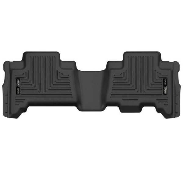 Husky Liners 14-21 Lexus GX460 / 13-21 Toyota 4Runner X-act Contour Series 2nd Seat Floor Liner BLK - Bull Strap