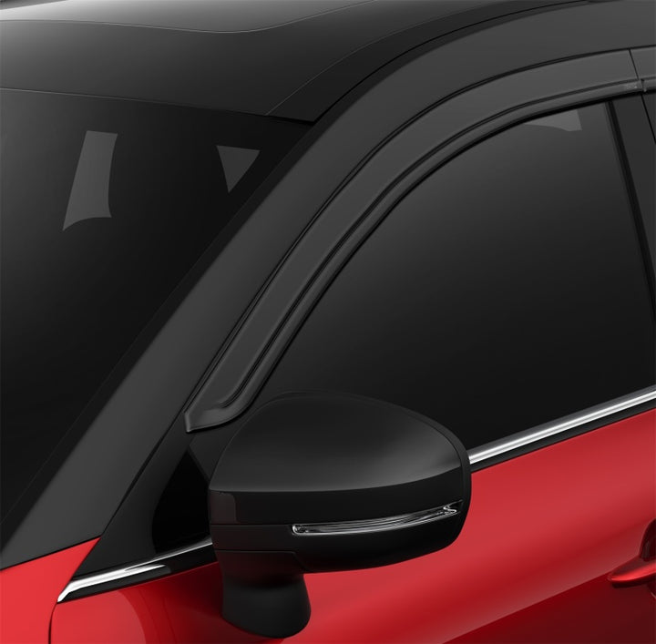 Husky Liners 14-24 Ford Transit (Excl. Low Roof Models) Ventvisor Low Profile (2pc) - Smoke - Bull Strap