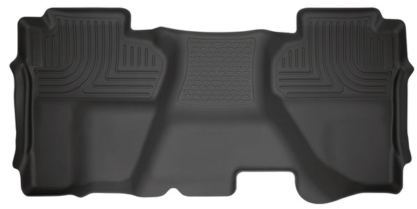 Husky Liners 14 Chevrolet Silverado/14 GMC Sierra 1500 Weatherbeater Black 2nd Seat Floor Liner - Bull Strap