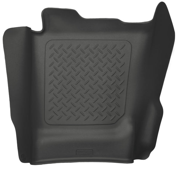 Husky Liners 14 Chevrolet Silverado/GMC Sierra 1500 WeatherBeater Black Center Hump Floor Liners - Bull Strap