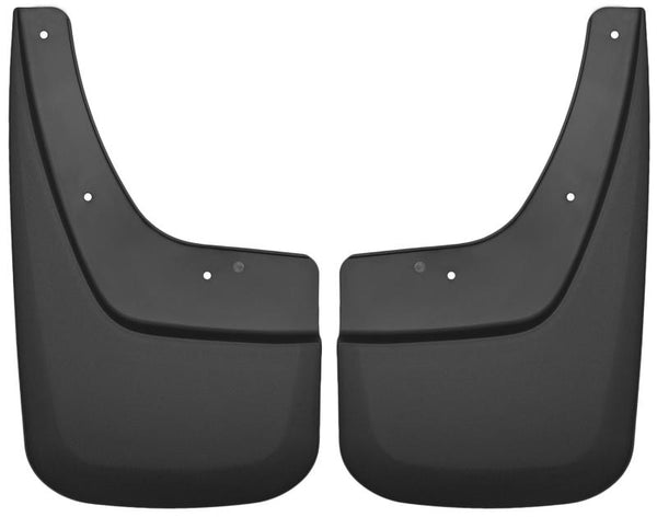 Husky Liners 14 GMC Sierra 1500 Custom Front Black Mud Guards - Bull Strap