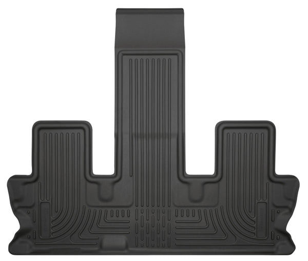 Husky Liners 14 Toyota Highlander Weatherbeater Black 3rd Seat Floor Liner - Bull Strap