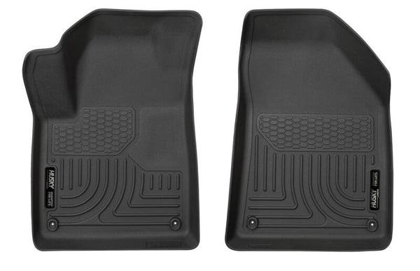 Husky Liners 15-22 Jeep Cherokee X-act Contour Series Front Floor Liners - Black - Bull Strap